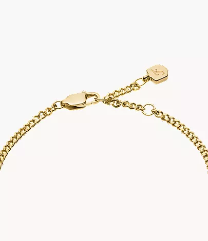 Raquel Gold-Tone Stainless Steel Chain Bracelet - Image 4