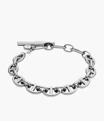 Heritage D-Link Stainless Steel Chain Bracelet